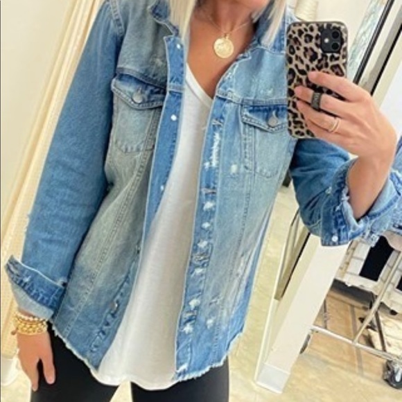 black label jean jacket